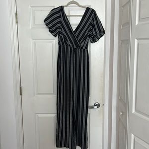 Patterned causal jumpsuit